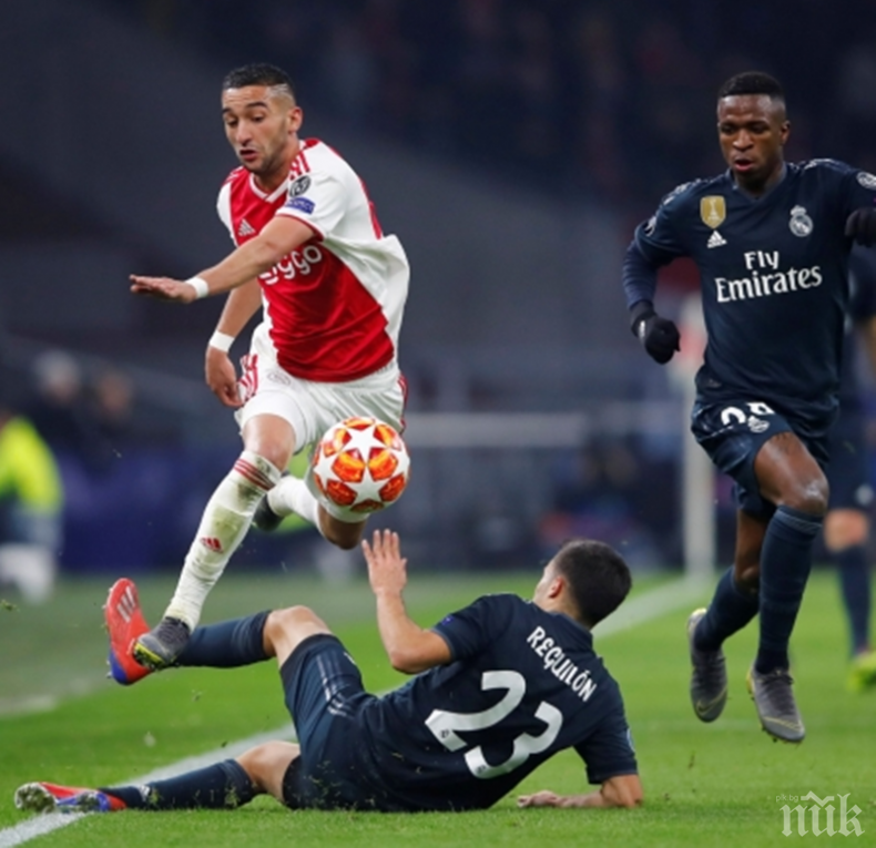 ОГРОМНА ДРАМА В ШЛ: 4-звезден Аякс шокира Реал, белите детронирани