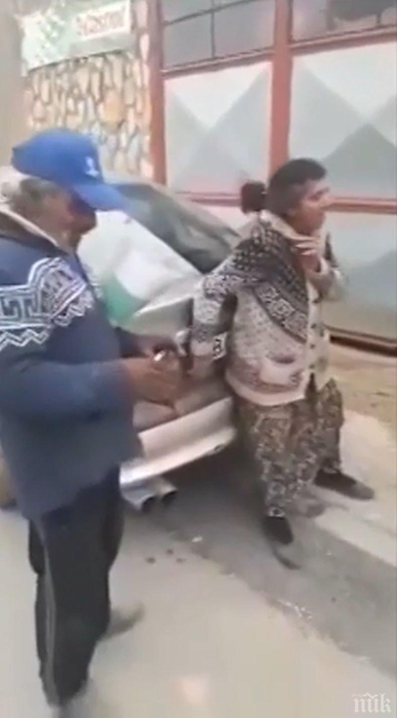 КУЛТОВО: Циганка брани с живота си... номера на колата