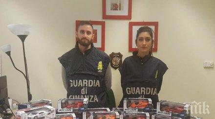 арестуваха българи внасяли контрабандни играчки италия видео