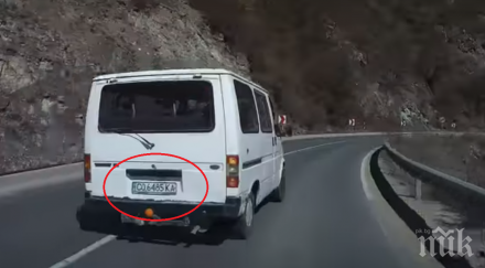 убиец пътя поредният джигит изпреварва забранено завой видео