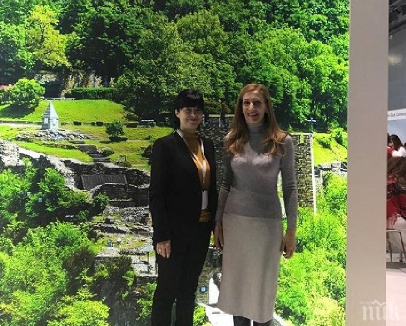 Ангелкова се срещна в Москва с с шефката на Асоциацията на туроператорите в Русия