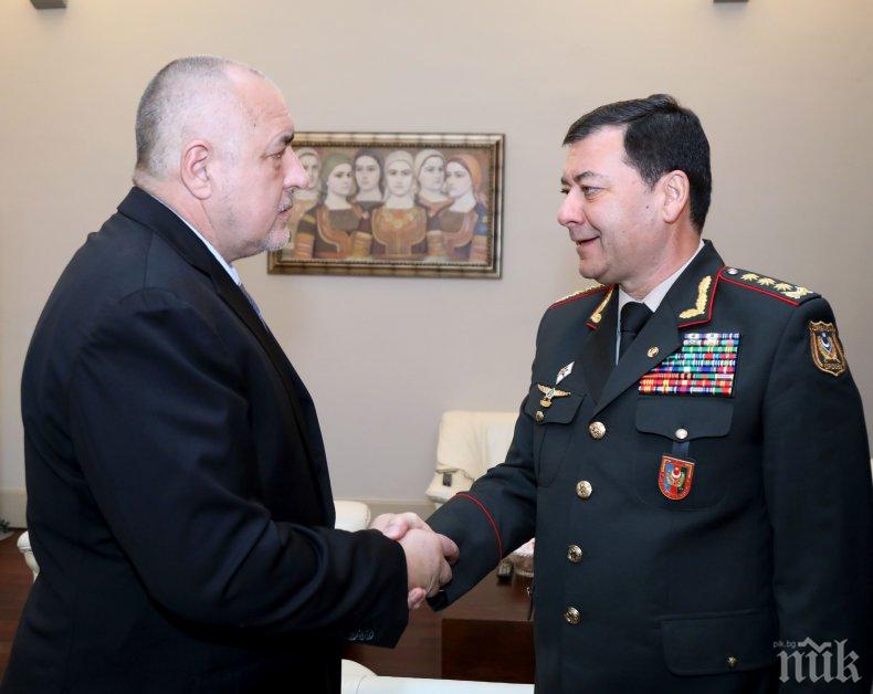 ПЪРВО В ПИК: Борисов прие на среща началника на Генералния щаб на Въоръжените сили на Азербайджан