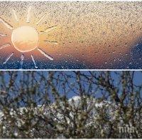 МАРТЕНСКИ КАПРИЗИ: Пролетта напира - след студеното утро слънцето се усмихва, температурите стигат до 15 градуса
