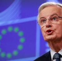 Мишел Барние предупреди страните от ЕС да се готвят за хаотичен Брекзит