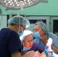 Лекари от ВМА и „Пирогов” оперираха бебе с рядък рак на черния дроб