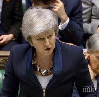 Тереза Мей: Брекзит може да бъде отложен за дълго, ако скоро депутатите не се договорят