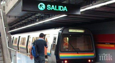 метрото каракас заработи седем дни прекъсване