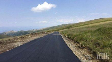 показно румъния построиха еднометрово шосе