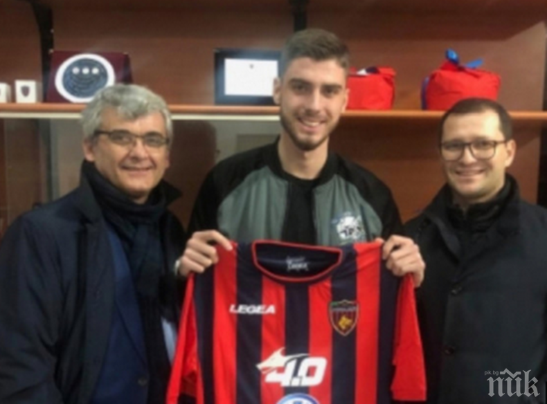 БРАВО: Андреа Христов с първи мач като титуляр в Серия Б