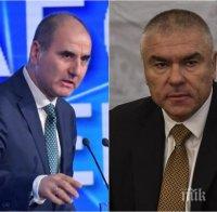 Цветанов и Марешки си стиснаха ръцете, от 