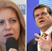 Екоактивистка срещу еврокомисар на балотажа в Словакия за президент