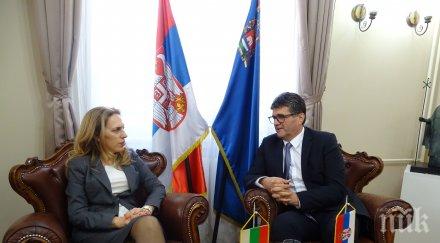 вицепремиерът марияна николова сръбският колега ляйч обсъдиха задълбочаването икономическото сътрудничество