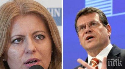 екоактивистка еврокомисар балотажа словакия президент