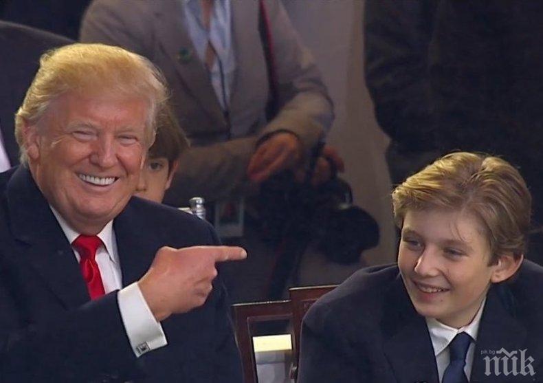 В Белия дом отново има тийнейджър - малкият Барън Тръмп навърши 13