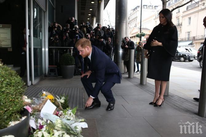 Принц Хари и Меган Маркъл отдадоха почит на жертвите на атаката в Крайстчърч (СНИМКИ)