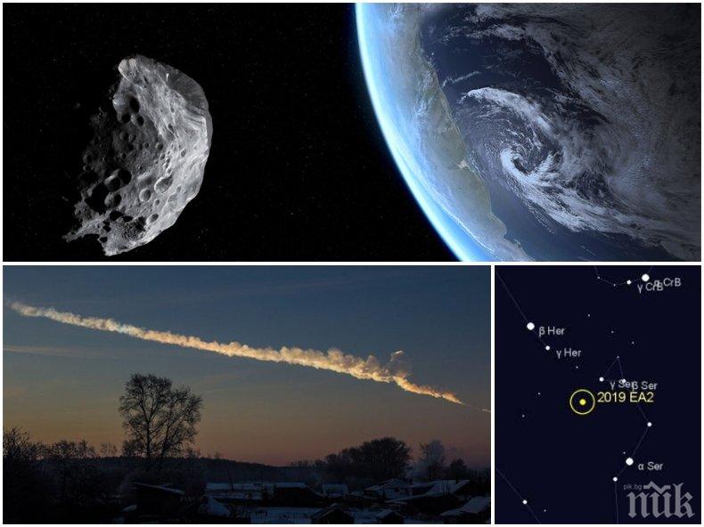 ШОК: Астероид колкото жилищен блок прелита покрай Земята на 22 март