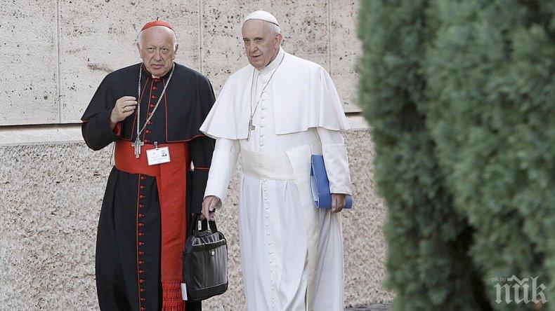 Сексскандал тресе Ватикана, още един кардинал подаде оставка