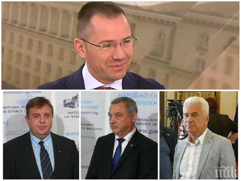 ГОРЕЩА ТЕМА: Ангел Джамбазки изплю камъчето - заедно ли ще са Патриотите на изборите