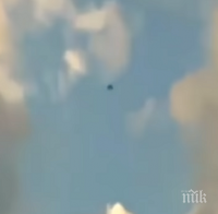 МИСТЕРИЯ: Уфолог снима летяща чиния над Мексико (ВИДЕО)