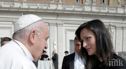 мария габриел срещна папата негова покана