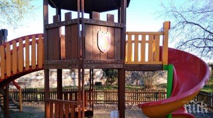 опасна пързалка плаши майки видин