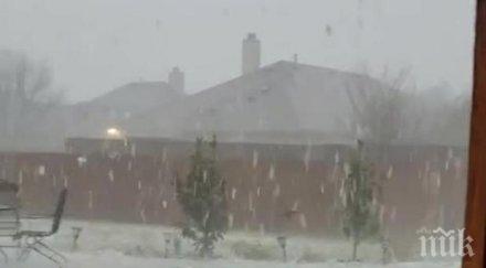 жестока градушка удари тексас видео