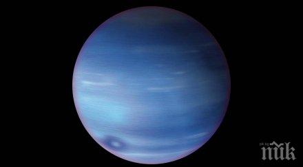 хъбъл засне буря нептун голяма земята