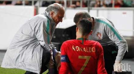 разкриха подробности относно контузията роналдо