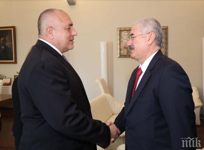 ПЪРВО В ПИК: Борисов посрещна главния прокурор на Турция