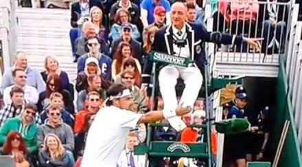 глобиха италиански тенисист 000 евро спор съдия видео