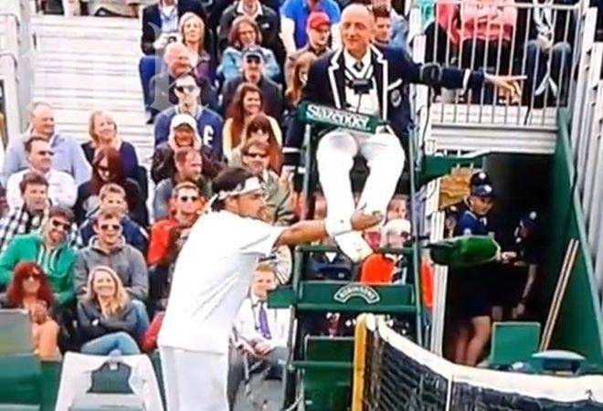 Глобиха италиански тенисист с 10 000 евро за спор със съдия (видео)