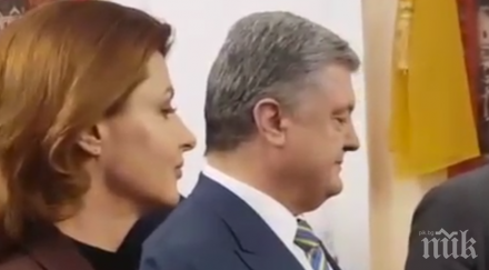 внукът порошенко скъса бюлетината дядо видео