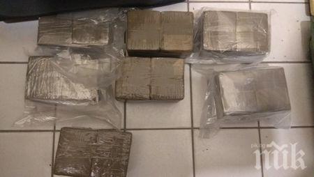 Спипаха турчин с 15 килограма хашиш