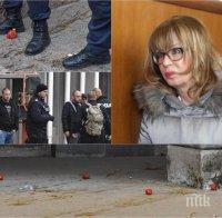 РАЗКРИТИЕ В ПИК: Ето я скандалната съдийка Румяна Ченалова с криминалните мутри на протеста, арестувани след погром над полицаи (СНИМКИ)