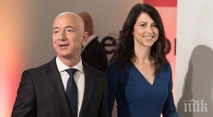 рекорд богатият човек света плаща рекордните млрд долара развода