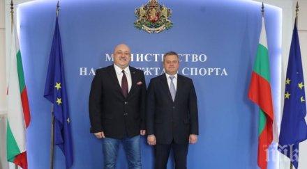 министър кралев срещна посланика беларус