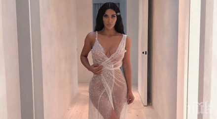 ким кардашиян тръпне бебе път