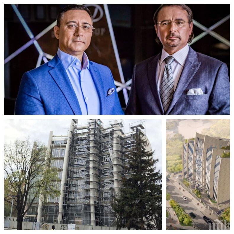 РАЗКРИТИЕ НА ПИК: Братя Диневи удариха кумовете на Лозан Панов от Артекс в земята - продават апартаменти за 1 милион лева, вижте най-новия им бункер за баровци в София (УНИКАЛНИ СНИМКИ)