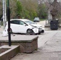 Социалният зам.-кмет на Пловдив се разби с колата си