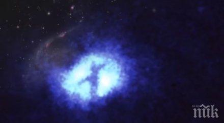 мистерия кръст центъра далечна галактика изуми уфолози видео