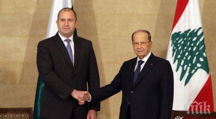 румен радев визита ливан снимки