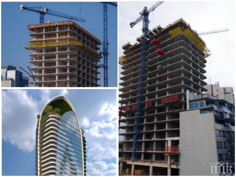 ИЗВЪНРЕДНО: Артекс спира строителството на небостъргача Златен век