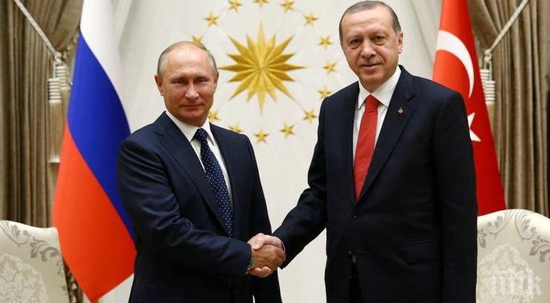 Путин и Ердоган се разбраха. Ето какви договорености постигнаха