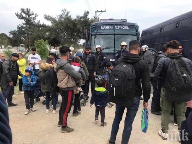 Разчистиха мигрантския палатков лагер край Солун 