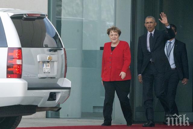 Срещата на Меркел с Обама предизвика бум в социалните мрежи