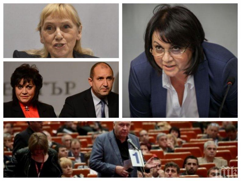 Корнелия Нинова в ДС мания - назначава още ченгета на Позитано за сметка на партийни кадри на БСП 