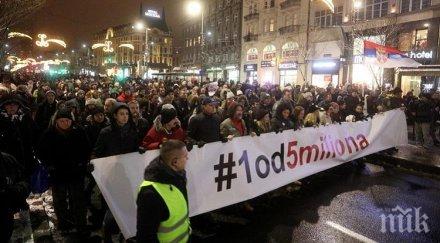 хиляди отново протестираха белград александър вучич