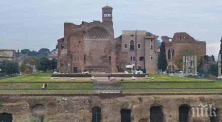 рим отварят вратата подземния свят двореца нерон