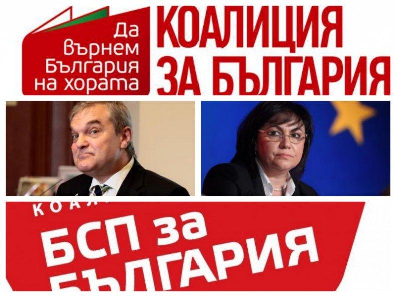 СКАНДАЛ: Регистрацията на Коалиция за България в патентното ведомство фалшифицирана от Нинова и БСП? БСП за България също под въпрос