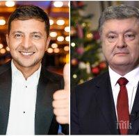 Почти три четвърти от избирателите в Украйна подкрепят Владимир Зеленски за президент